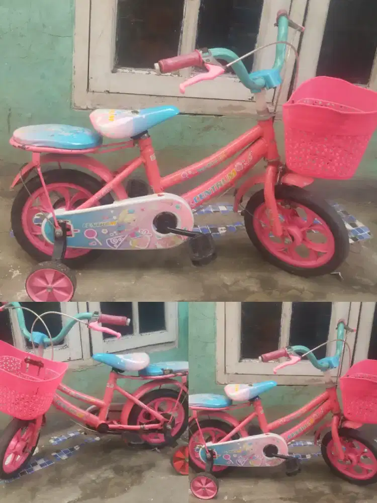 Sepedah anak warna pink