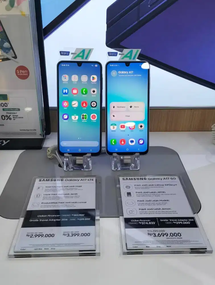Samsung Galaxy A17 LTE & A17 5G Mulai Rp 400Ribuan/Bulan