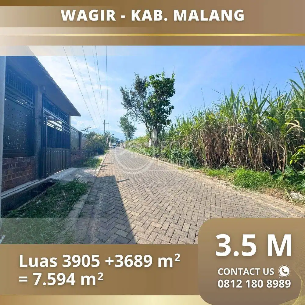 Lahan Perumahan Wagir Sidodadi Kabupaten Malang