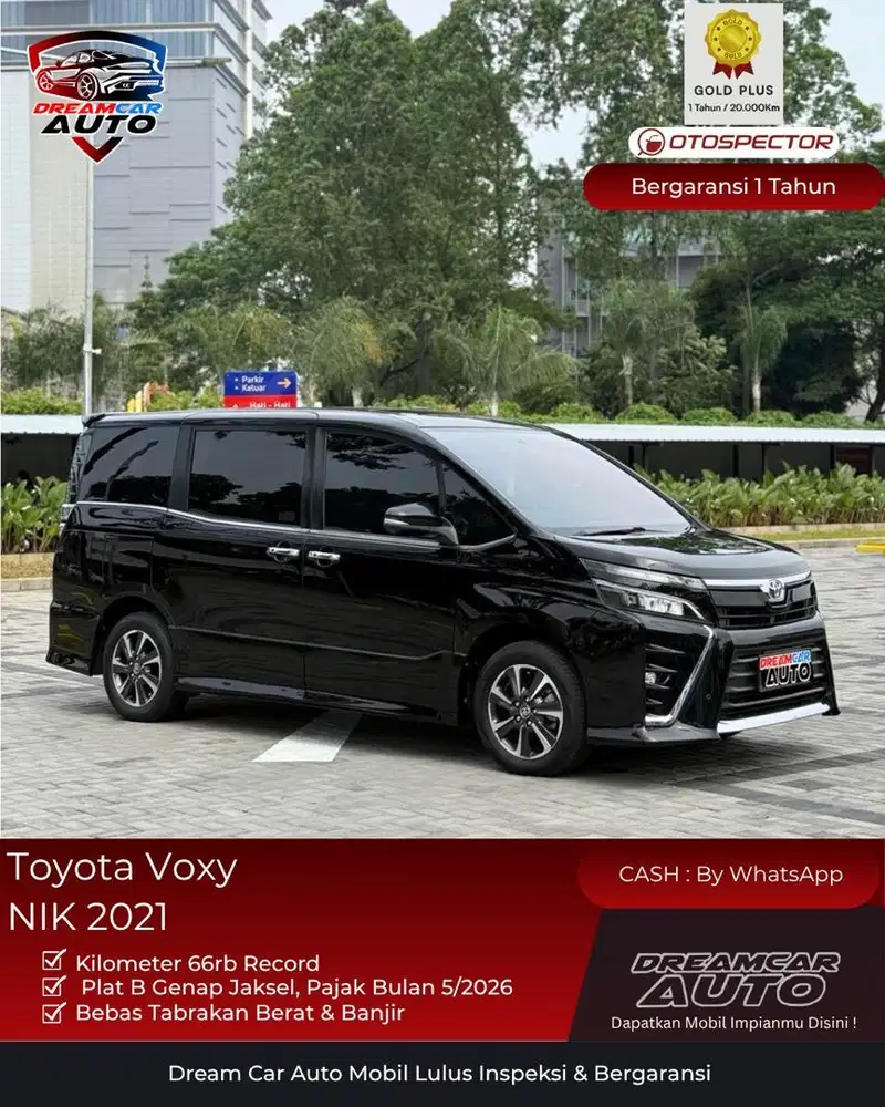 [ TGNPERTAMA ] Toyota Voxy 2.0 NIK 2021 Hitam Sunroof panoramic