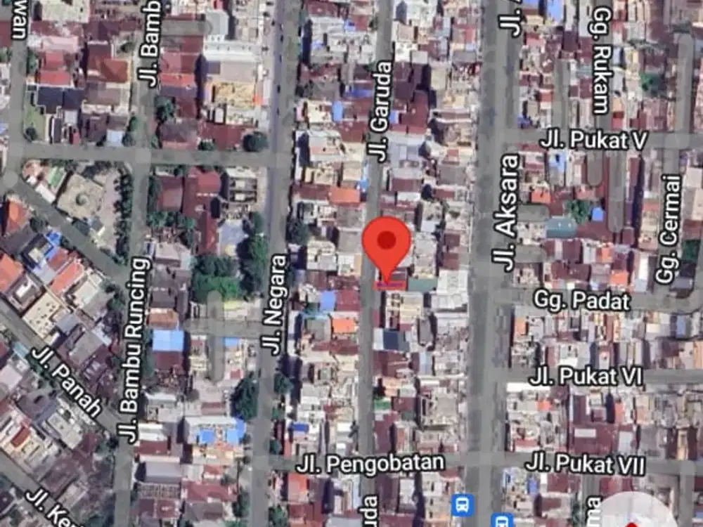 Rumah Tinggal Jalan Garuda(Wahidin/Negara Aksara) 2 Lantai siap huni SHM