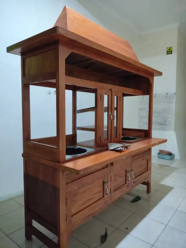 Gerobak bakso/soto kayu jati