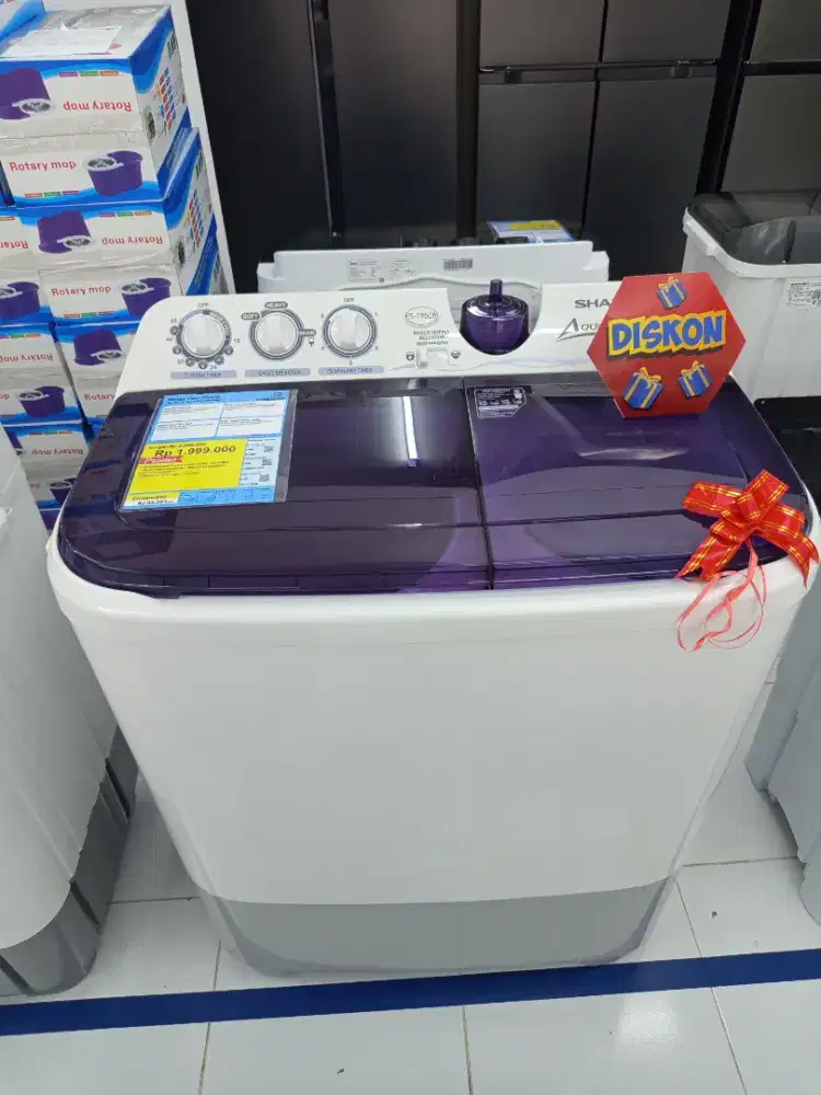 Mesin cuci Sharp 2 tabung