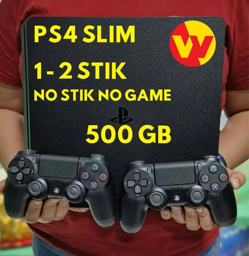 SONY PS4 SLIM Original/FW 12.52 Bonus Games di Wijaya Games Jogja