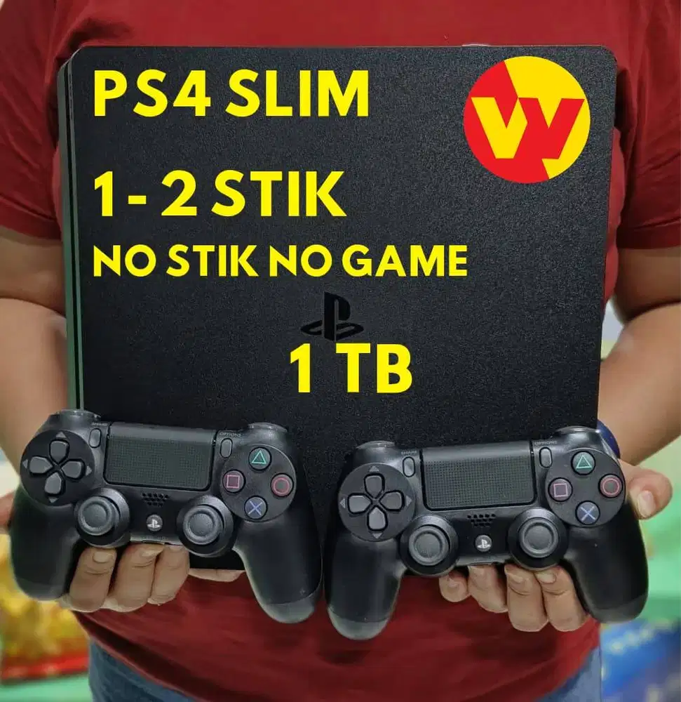 SONY PS4 SLIM Original/FW 12.52 Bonus Games di Wijaya Games Jogja