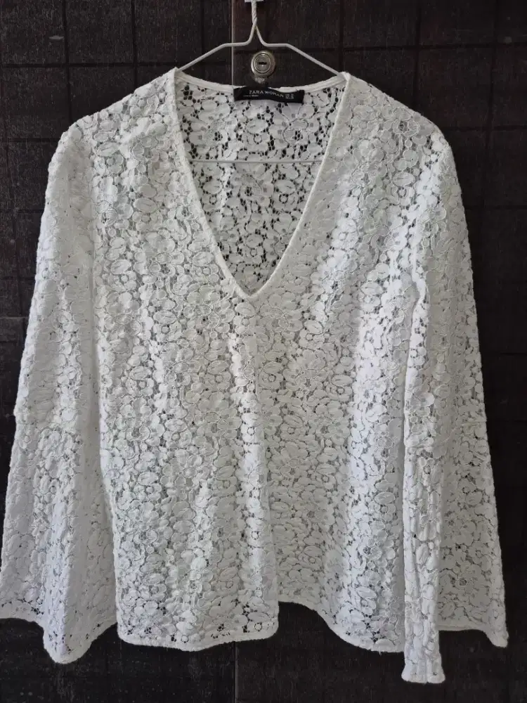 ZARA blouse Warna Putih