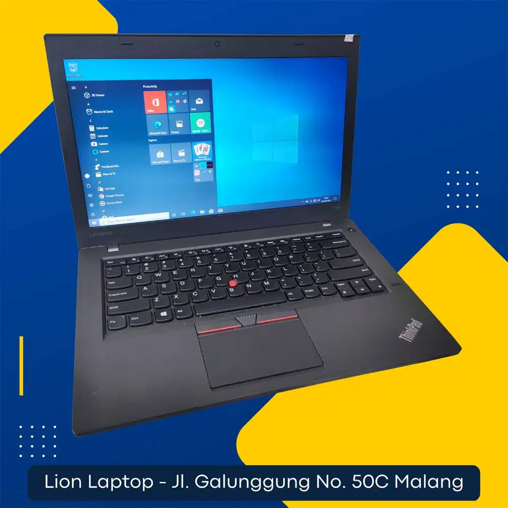 RAM 8GB Core i5 SSD 256GB Lenovo Thinkpad T460 [22|10]