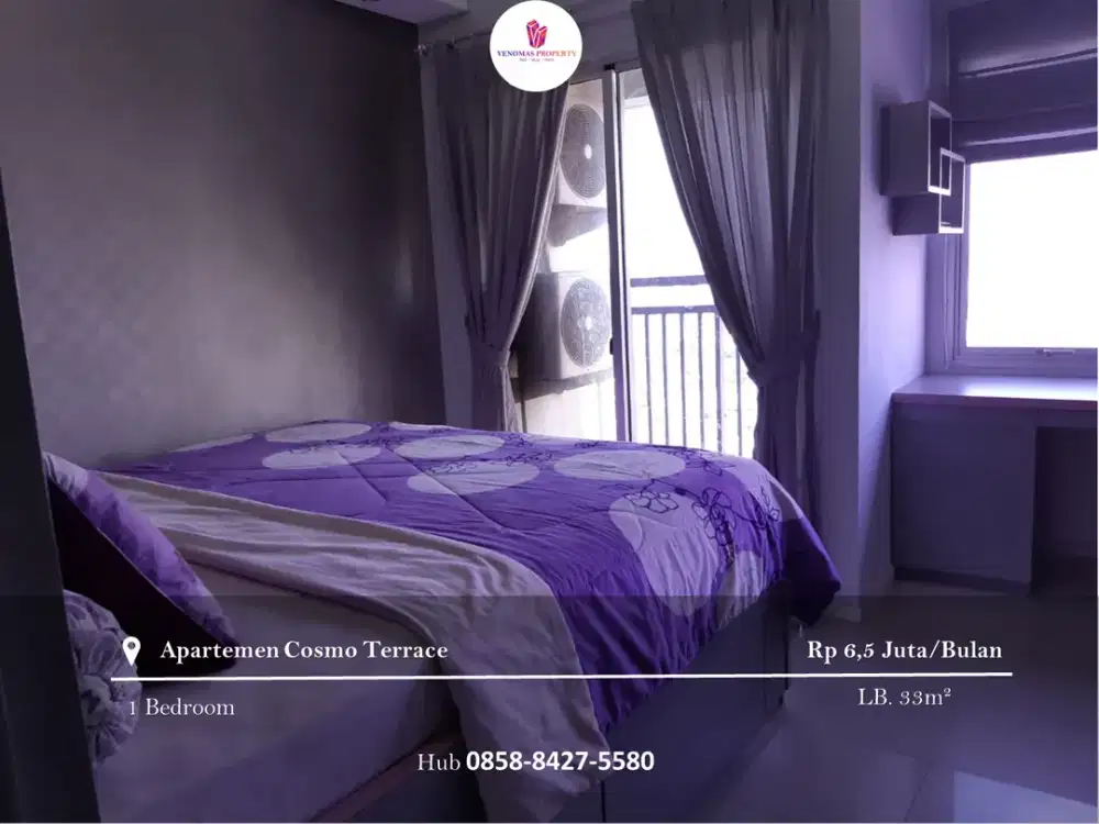 Disewakan Apartement Cosmo Terrace 1 Bedroom Full Furnished