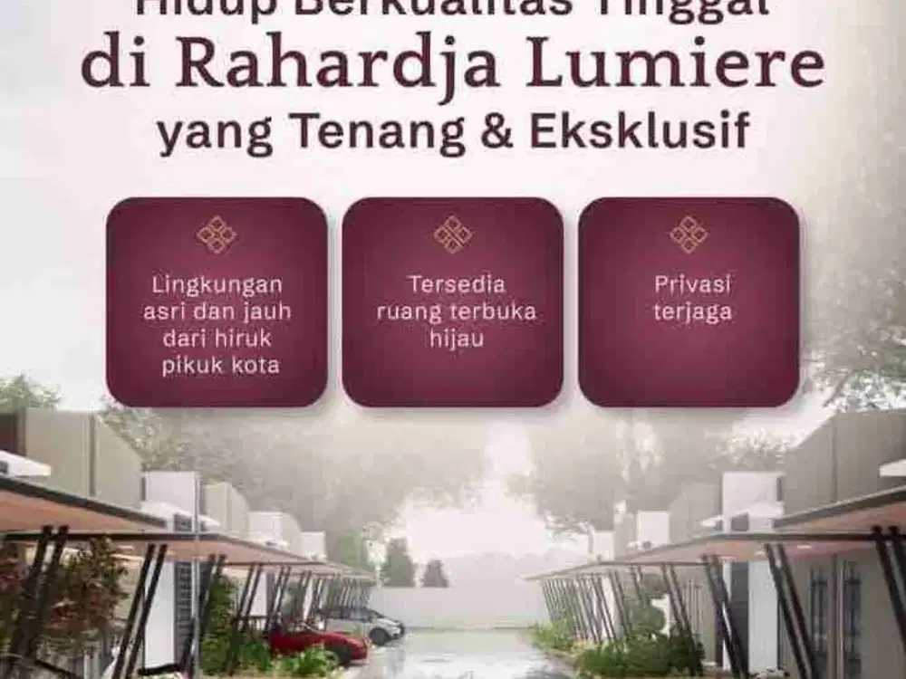 Rumah Rahardja Lumiere Impianku Strategis Jakarta