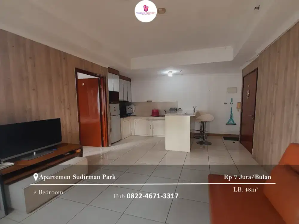 Disewakan Apartement Sudirman Park 2 Bedrooms Full Furnished Tower A