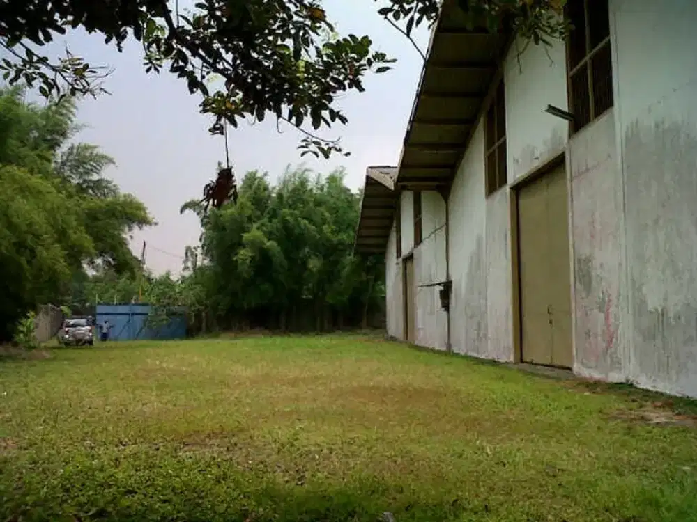 Jual Tanah + Bangunan Pabrik MH. Thamrin Kebon Nanas Cikokol