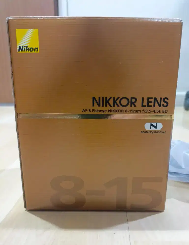 Lens nikon 8 15 fiseye fulset