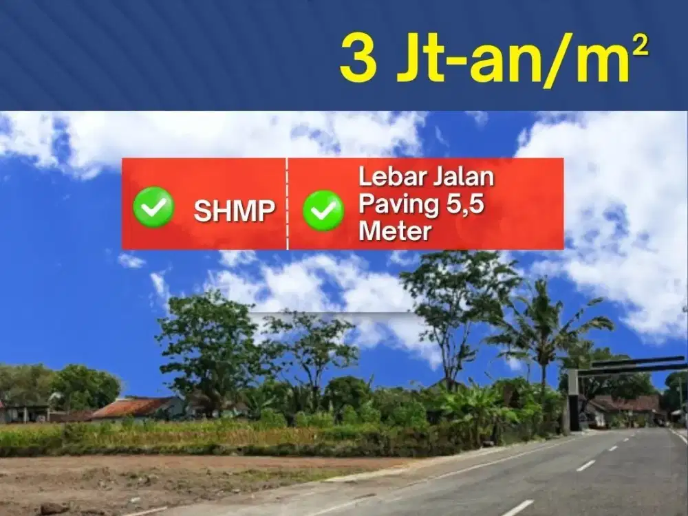 Tanah Jogja Murah Area Kampus UII, Nyaman Huni dan Asri
