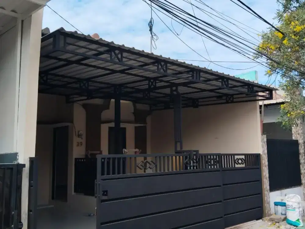 Jual Rumah 1lt baru renov di Taman Wiguna Selatan Surabaya Timur