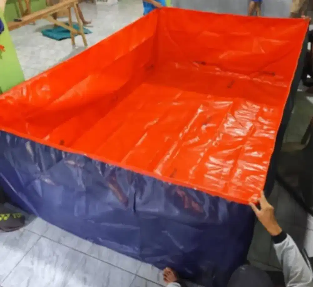 Terpal tambak ,kolam kotak dan bulat murah