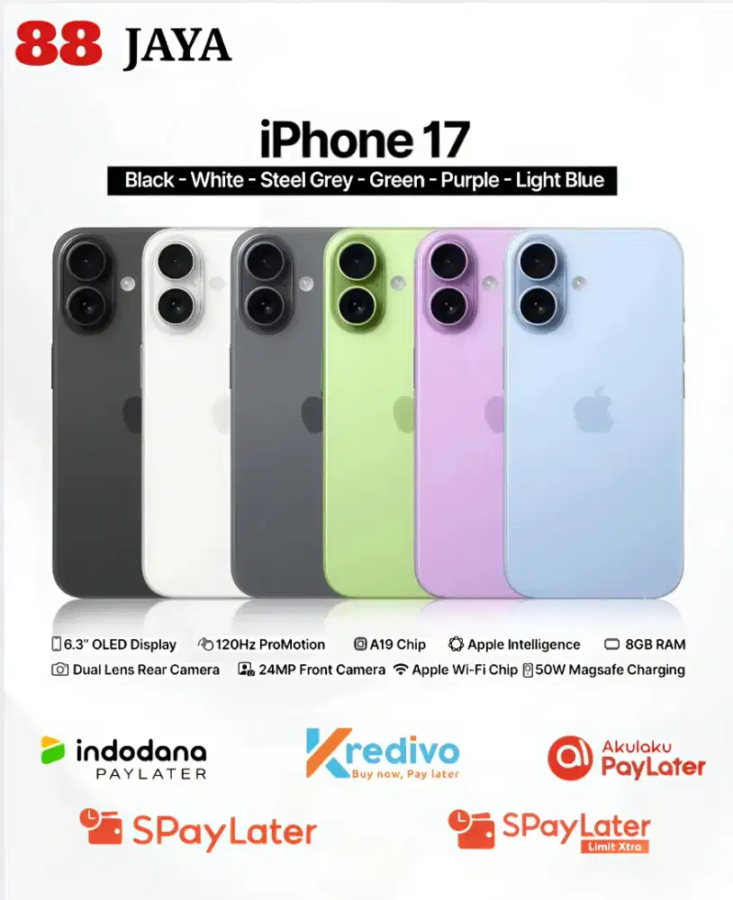 READY iPhone 17 Garansi Resmi