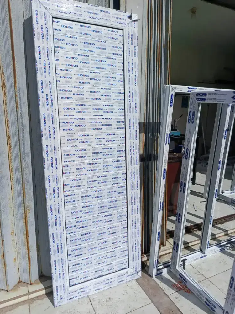 Pintu upvc,sekat kaca upvc, jendela upvc