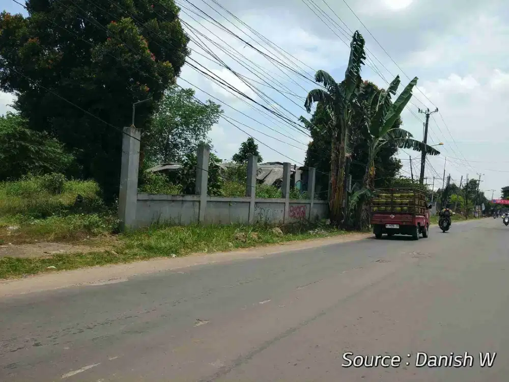 Tanah 8000m dekat tol burangkeng jln MT Haryono setu kab bekasi