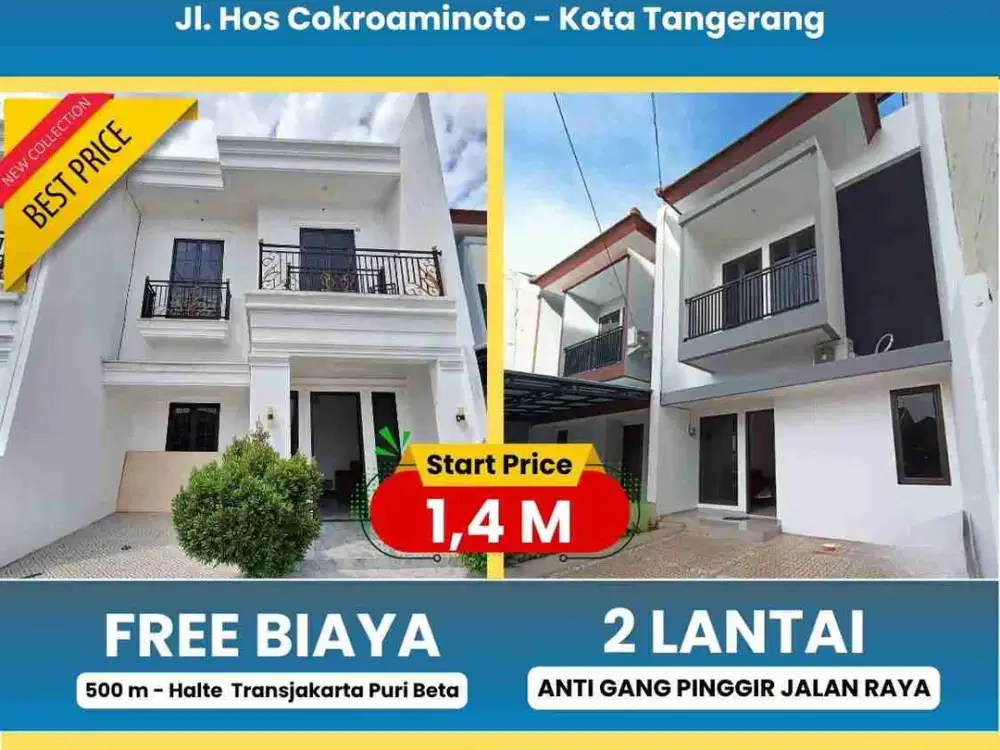 Dijual Rumah Cluster Karang tengah KPR Strategis Nego