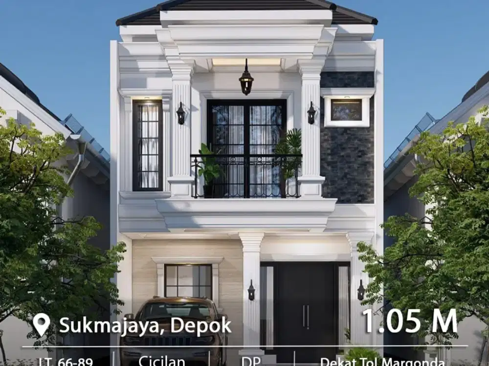 Rumah Mewah 2 Lantai Di Sukamaju, Depok. Dekat Hypermart Tole iskandar