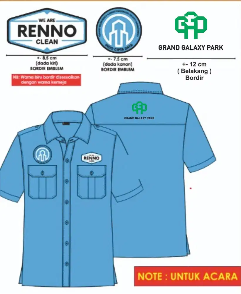 KONVEKSI KEMEJA, KONVEKSI JAKET, KONVEKSI WEARPACK, KONVEKSI ALMAMATER