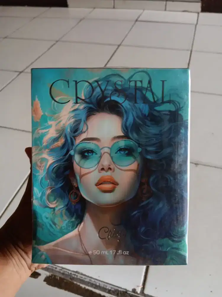 Parfum semprot CHRISTY CRYSTAL EAU DE PARFUME 50ML 100RIBU,WANGI 12JAM