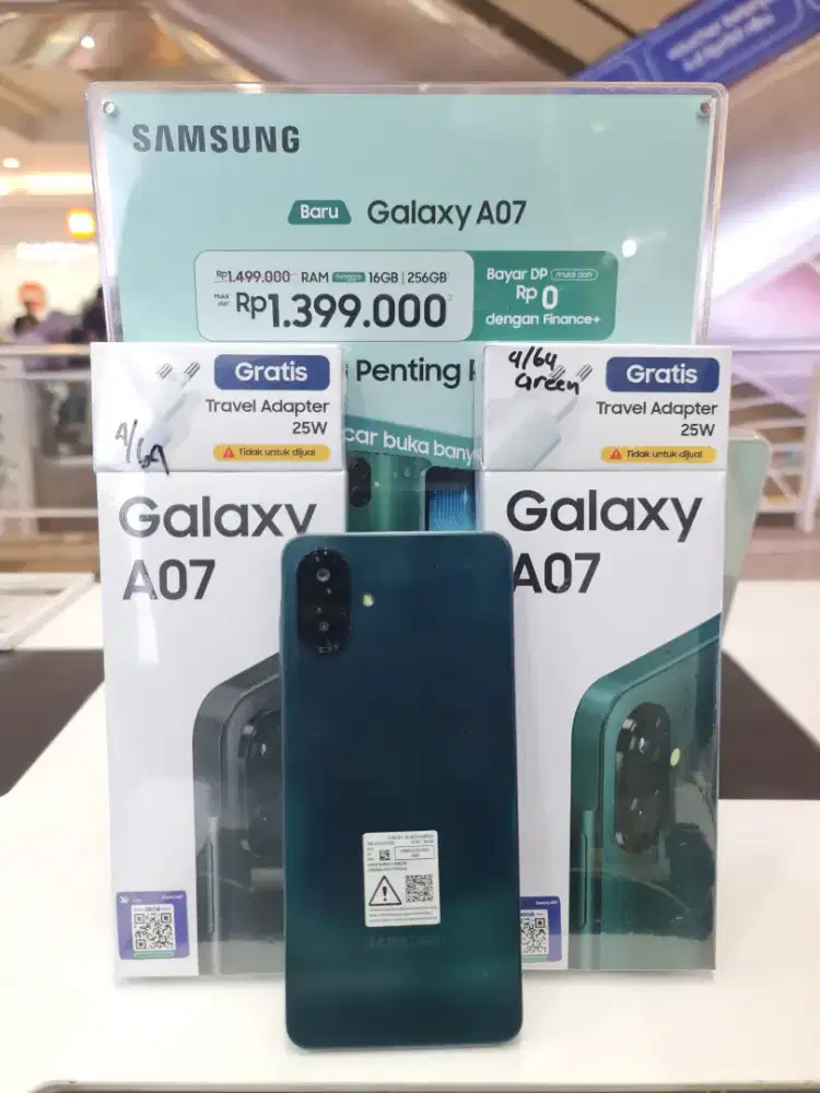Samsung A07 Ram 8GB tahan air