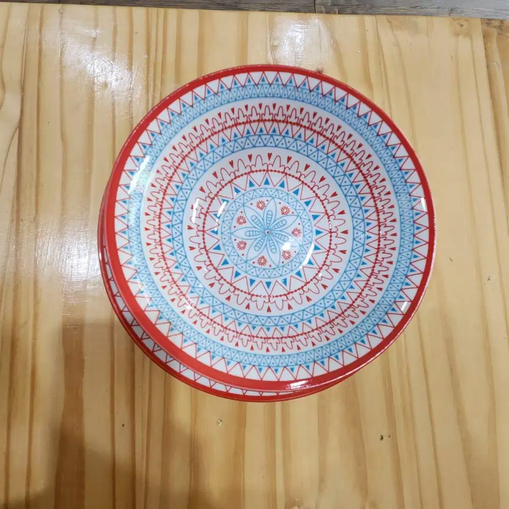 Mangkok beling motif