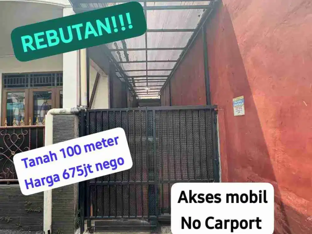 REBUTAN! TANAH 100 METER di Pondok Kelapa JAKTIM HARGA CUMA 600 JUTAAN