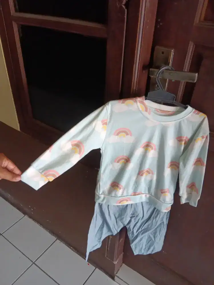 Jual Baju anak laki laki merek MOOI one set atasan & celana,katun 100%
