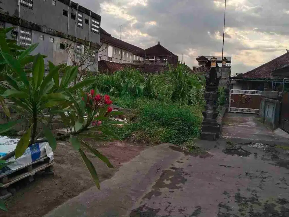 di jual tanah Datar melebar ke jalan