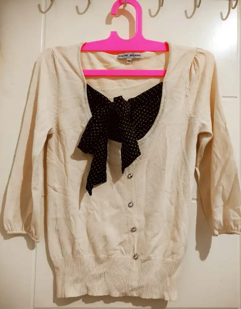 Atasan rajut wanita lengan panjang