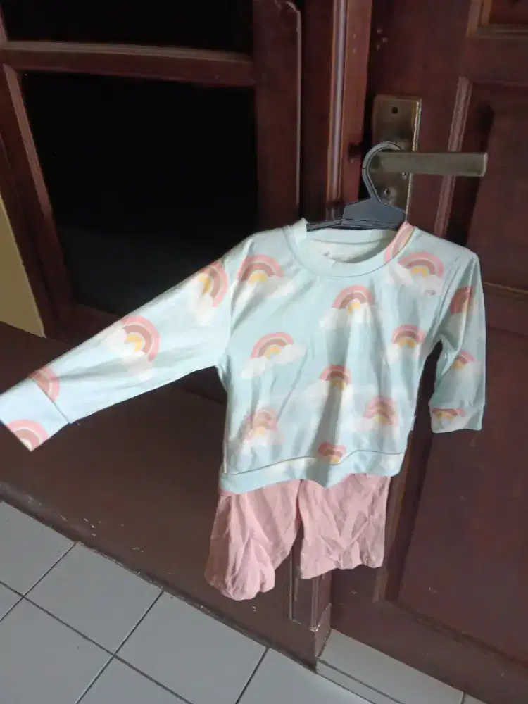 Jual Baju anak laki laki merek MOOI one set atasan & celana,katun 100%