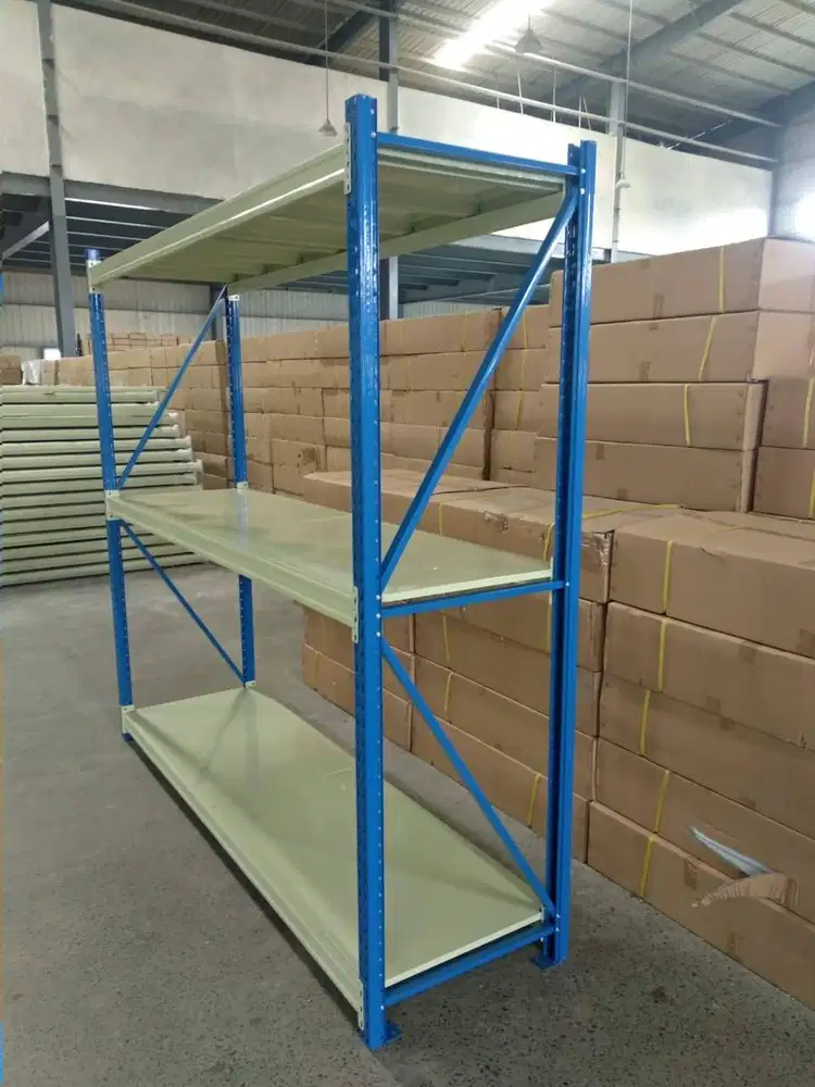 RAK SHELVING AMBALAN CAP 500KG/LEVEL SHELVING READY STOK