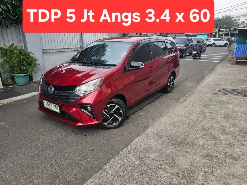 TDP 5 Jt Angs Termurah New Sigra R 2024 Matic Merah Low Km Like New