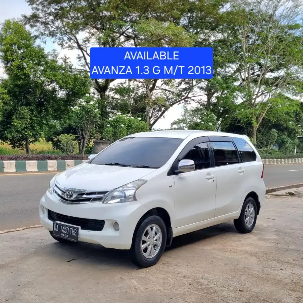 Toyota Avanza 1.3 G M/T 2013