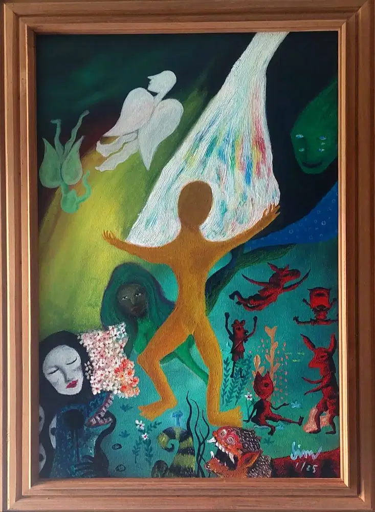 Lukisan Surealis - Kamardikan (Kebebasan)