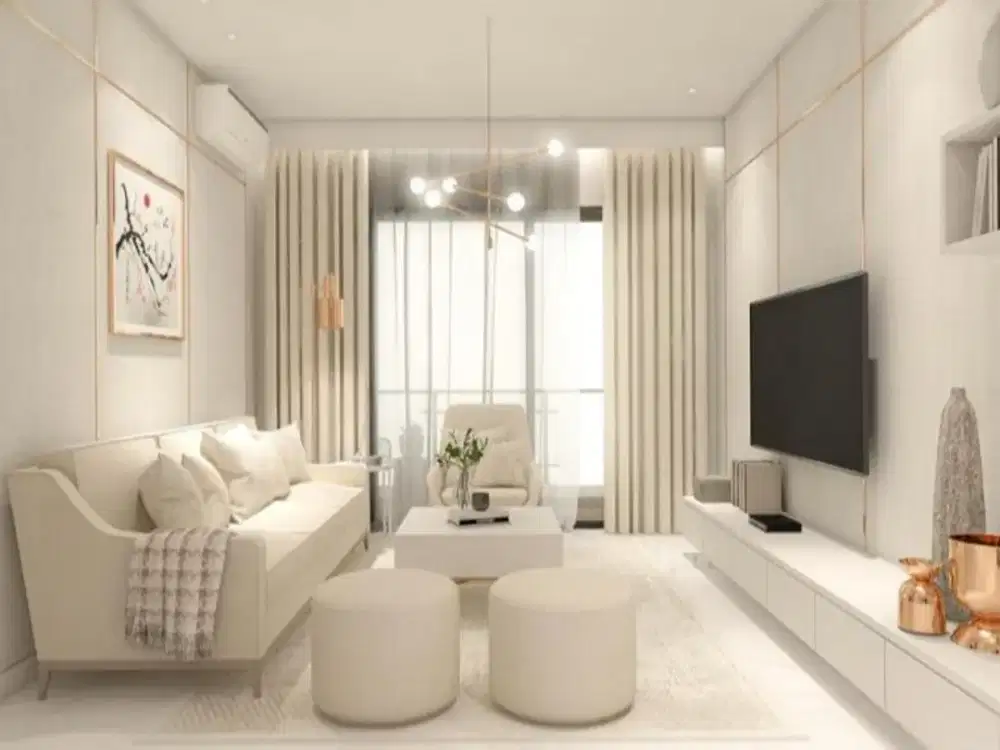 Apartemen Full Furnished Belum Pernah Dihuni Tower Claymore Lantai 22 Sky House