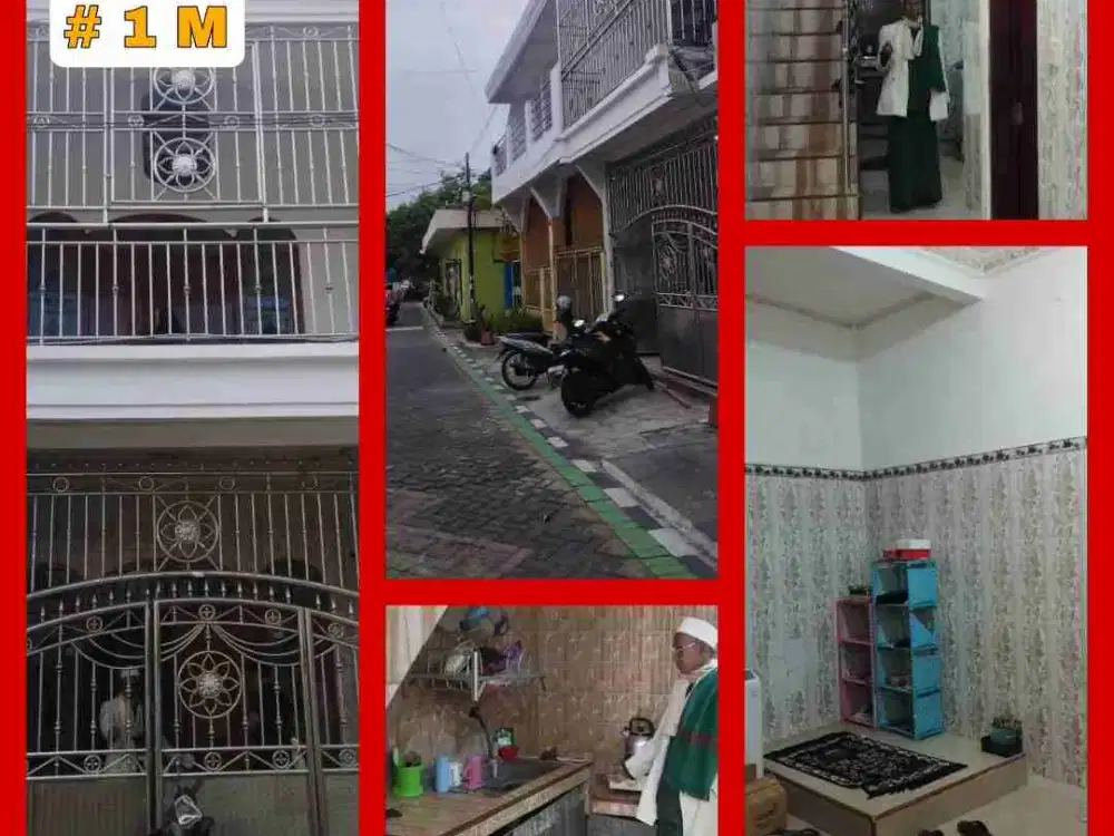 RUMAH 2 LANTAI DIJUAL MURAH LOKASI STRATEGIS DI PERAK JALAN. IKAN KERAPU