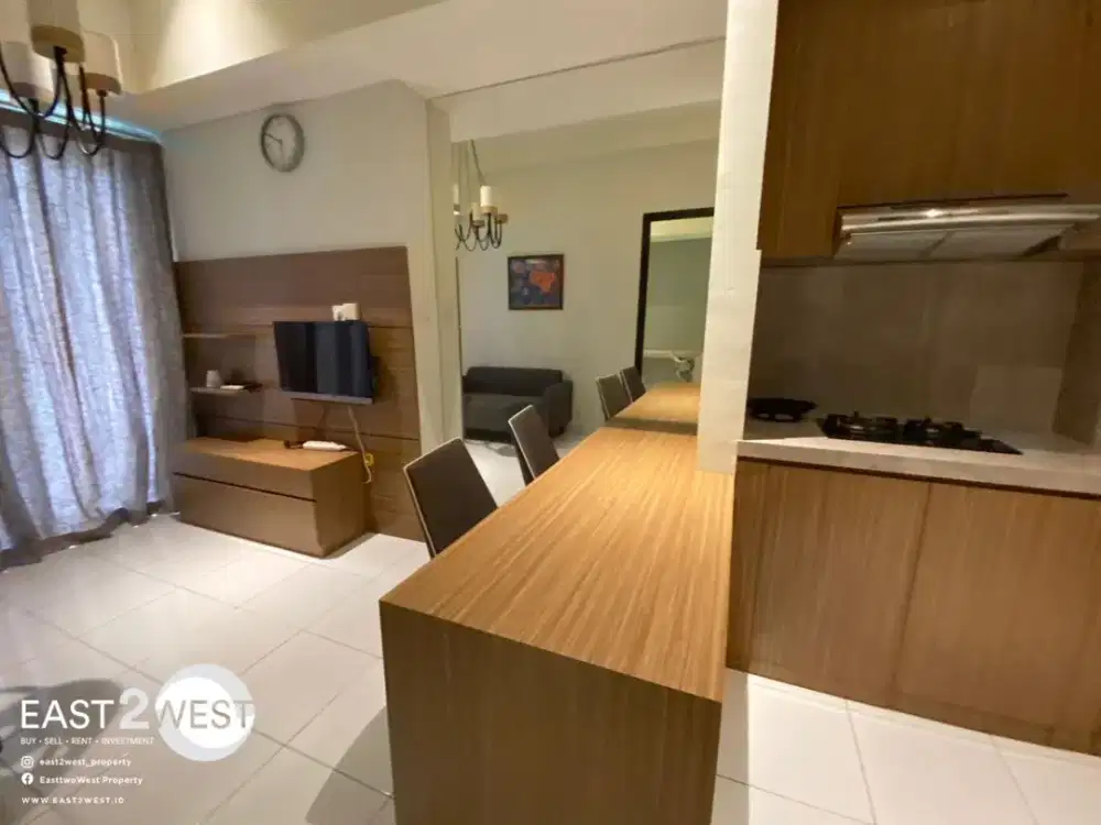 Sewa Apartemen Casa De Parco BSD City Tangerang Selatan Tipe 1 Kamar Tidur Tower Gardenia Fully Furnished