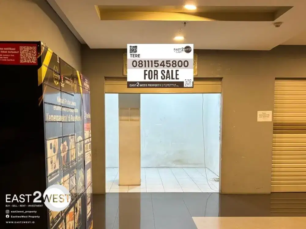 Jual Kios Akasa Pure Living BSD City Tangerang Selatan Siap Pakai Lokasi Sangat Strategis