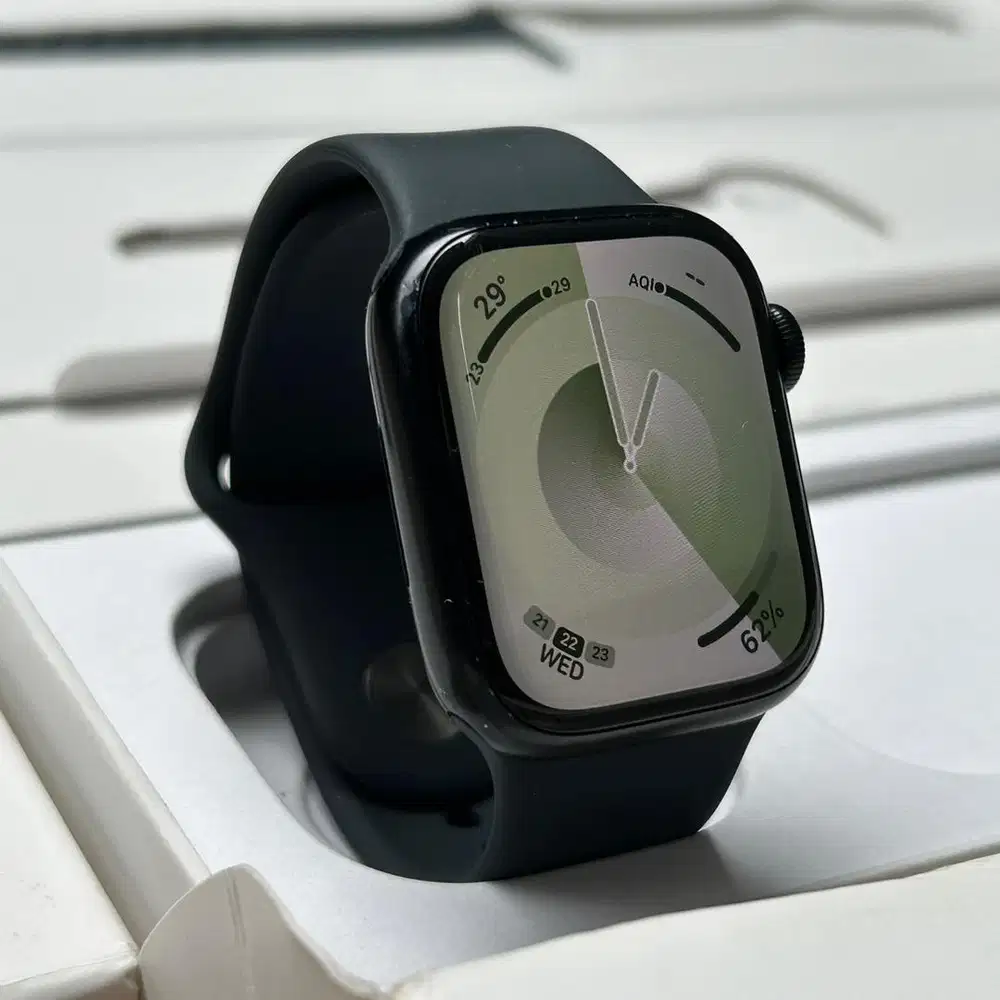 iBox Apple Watch Series 8 41mm BH100% Midnight Fullset Ori iwatch