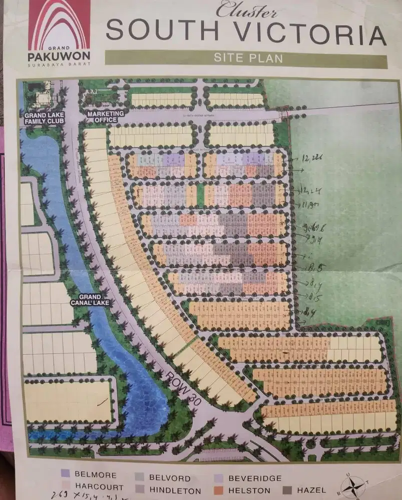 DIJUAL TANAH GRAND PAKUWON SOUTH VICTORIA SURABAYA TIMUR