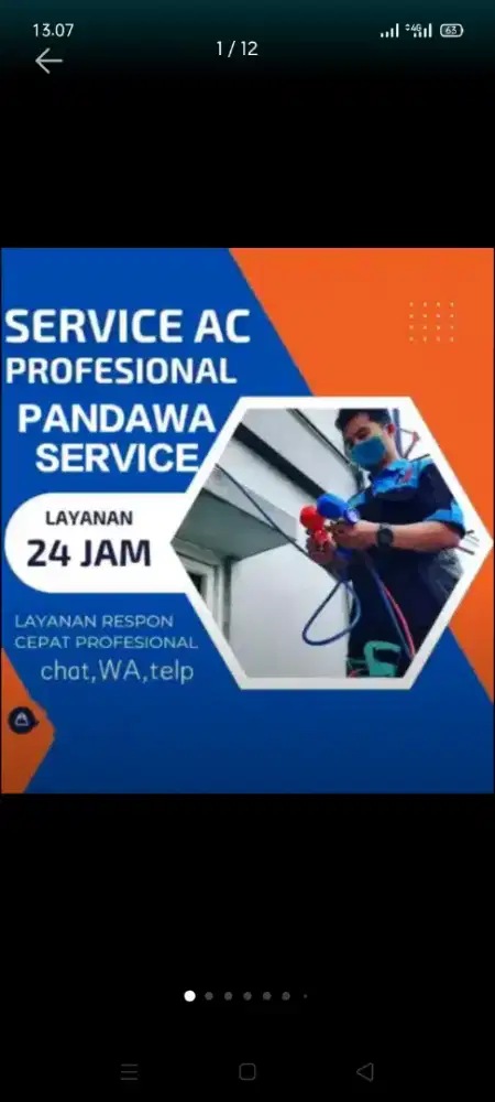 Jasa servis AC kulkas mesin cuci kompa air dll
