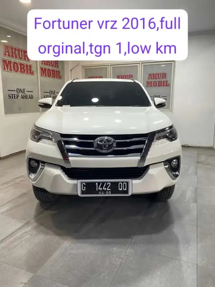 DP 55JT! FORTUNER VRZ 4X2 MATIC 2016 ISTIMEWA FUL ORISINIL SIAP PAKAI