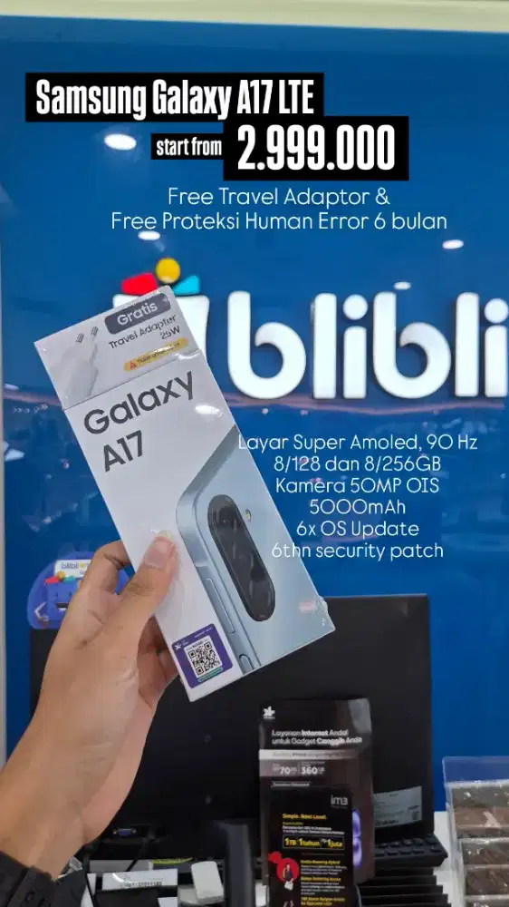 Samsung 2 jutaan kamera stabil + Free Proteksi 6 bulan