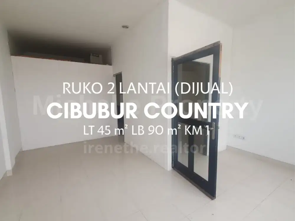 Dijual Ruko 2 Lantai di Cibubur Country