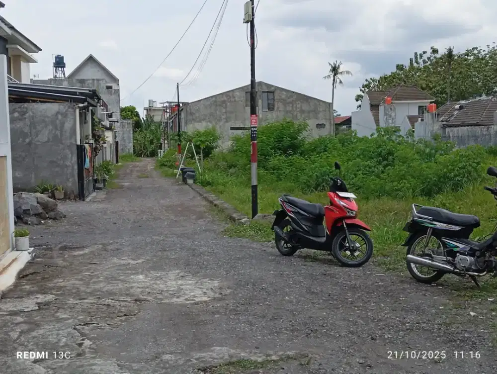 Dijual tanah shm pekarangan di Utara kampus sadar 3 painga Maguwoharjo