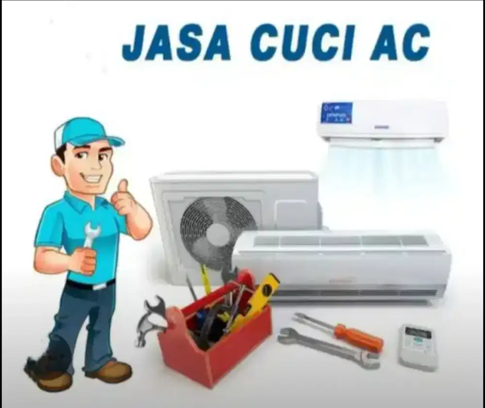 Jasa perbaikan AC dan cuci, isi freon
