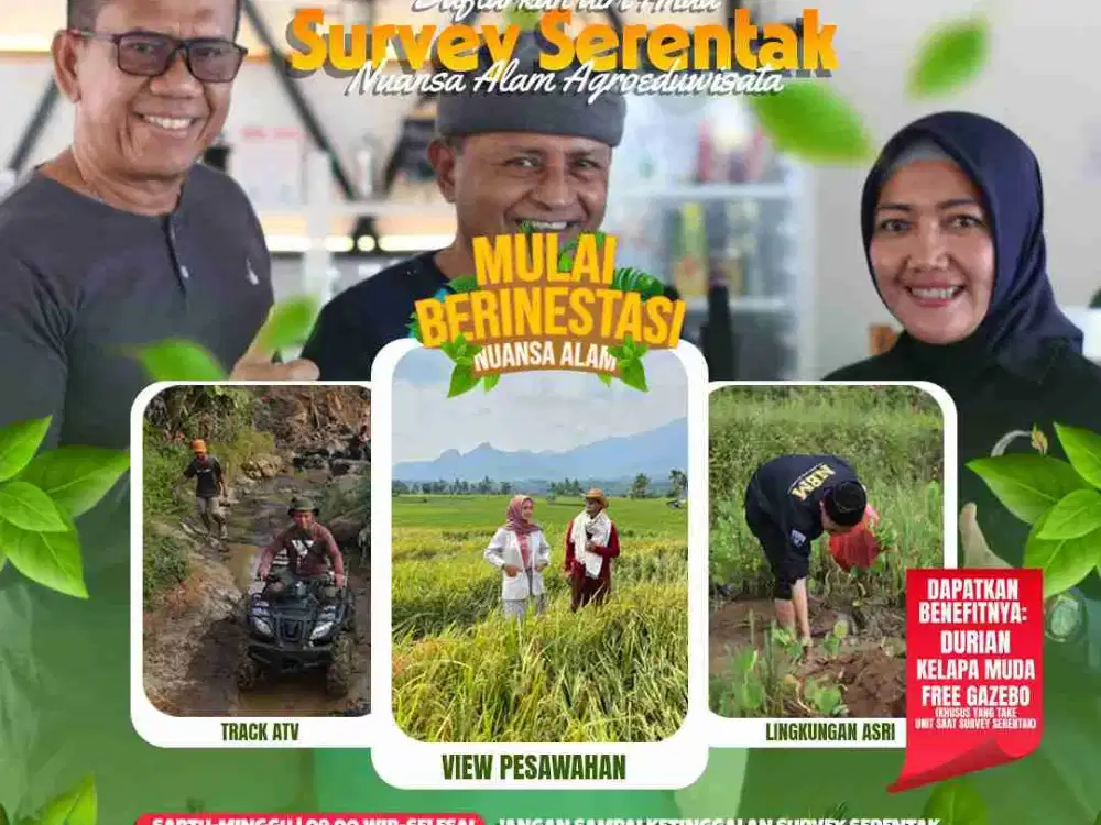 tanah sawah kavling murah eksklusif di Bogor timur legalitas shm